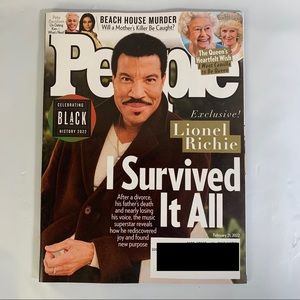 People Magazine February 21 2022 Lionel Richie Survive Celebrating Black History